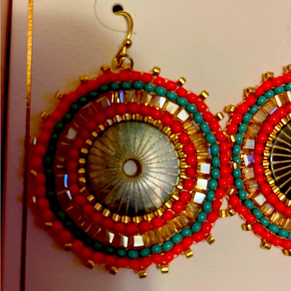 Earrings Dangling Bohemian Style NWT - Picture 2 of 2